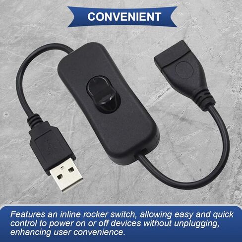 4 حزمة USB 2.0 من الذكور إلى كابل أنثى مع مفتاح التشغيل/إيقاف تشغيله ، 30 سم بالأبيض والأسود مفتاح موسيقى الروك USB لقيادة مسجل ، مصباح مكتب LED ، مروحة USB ، شريط LED مع كابل امتداد USB in Kuwait