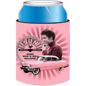 Sun Records Can Coozie, Elvis Presley with Pink Car - Mid-South Products