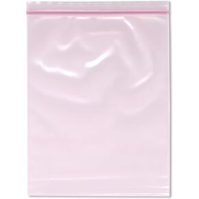 Plymor 8" x 10" (Pack of 100), 4 Mil Heavy Duty Anti-Static Zipper Reclosable Plastic Bags