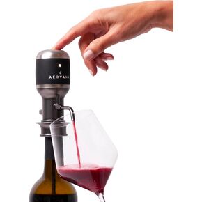Aervana Select: Variable Electric Wine Aerator and Pourer/Dispenser - Air Decanter - Personal Wine Tap for Red and White Wine 750ml and 1.5l with Stand (New)