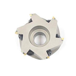 HHIP 2061-5005 90 Degree Square Nickel Coated Indexable Face Mill, 5 X 1-1/2" Bore