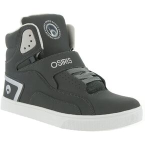 أحذية Osiris® Rize Ultra Walking للرجال - العلوي الاصطناعي - بناء النسيج - ارتفاع الطاقم - Round Toe الفحم/الأبيض 11 د - متوسط in Kuwait