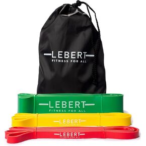 Lebert Fitness Functional Assisted Training (F.A.T) Resistance | Bands Exercise, Strength, Training, Stretch Workout Bands | 3 Size Multi Pack