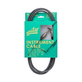 Aguilar 20' Instrument Cable, Right Angle to Straight Connectors