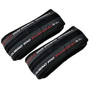 Vittoria Rubino Pro IV G2.0 Graphene Clincher Tire 700x25C, Black, 2 Tire, VT1830