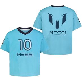 Messi #10 Size Size 2-4T Classic Outline Icon Performance Soccer Jersey Shirt in Kuwait