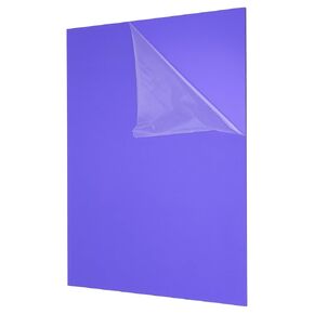 uxcell 1 Pack Acrylic Sheets 12x16 Inch, 0.1" Thick Translucent Purple Plastic Sheets Plastic Acrylic Board for Wall Crafts Photo Frames Display Projects Signs, Art Projects