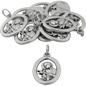 Small Catholic Saint Medal - Bulk Pack of 10 (Saint Gerard 2)