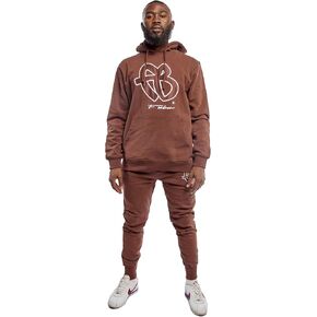 FUBU Classic FB Logo Jogger, Brown, XX-Large