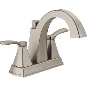 Delta 25768LF-SS Flynn Two-Handle Center Set Bathroom Faucet, Brushed Nickel