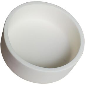 OTOOLWORLD 99.3% Alumina Crucible Al2O3 Aluminum Oxide Assay Crucible for Lab Laboratory 90MMx30MM (90x30MM 100ML), white