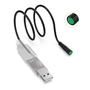 Ebike USB Programming Cables for Bafang Mid Drive Kit:HD BBS01 BBS02 Mid Drive Motor,39.4"(100CM) USB Programming Cable for 8fun Mid Motor&G0900 Ebike Hub Motor to Change Parameter