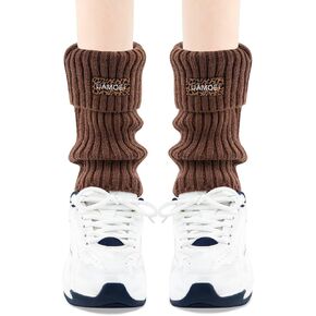 Leg Warmers for Women Ankle Warmers Winter Leg Warmer Socks Girls Knit Leg Warmer Cute Ribbed Warm Long Socks Boots