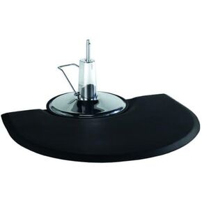 FDW Thick Barber Mat Salon Floor Decor Thicker Comfort Salon Mat with Anti Fatigue Floor Mat for Hair Stylist Under Salon Chair (30'' x 40'')