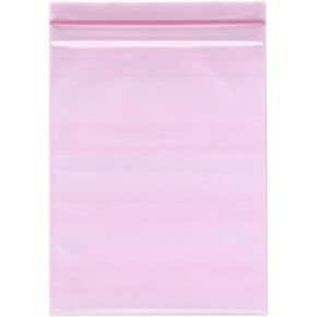 Plymor 6" x 8" (Pack of 100), 4 Mil Heavy Duty Anti-Static Zipper Reclosable Plastic Bags