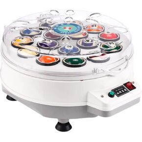 Pool Ball Polishing Cleaner Machine Automatic, Electric Billiard Ball Polishing and Cleaning Machine, Clamshell Automatic Billiards Cleaning Machine for 16 Billiard and Snooker Balls (16 Balls)