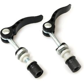2pcs M6x55 Fixed Bicycle Clip Quick Release Seat Bar Quick Release Bike Seat Clamp Seat Post Quick Release Saddle Parts for Folding Bicycle Mountain Bike