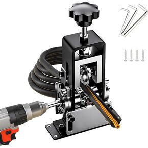 Wire Stripping Machine for Drill Gauge Wire 0.04-1 inches, Scrapping Copper Wire Peeler Machine, Wire Stripper Drill Powered Hand Crank Wire Stripper Tool for Scrap Wire