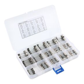 150pcs Quick Blow Glass Fuse Fuses Assorted Kit 5x20mm 10 Values 250V 0.5A-10A 0.5A, 1A,1.5A, 2A, 2.5A, 3A, 3.15A, 5A, 8A,10A Fast Blow Fuse