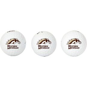 Desert Cactus Western Michigan University Golf Balls 3 Pack Full Color Golf Ball (Design B)