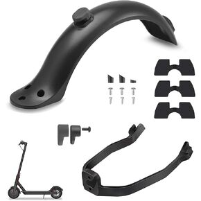 Rear Mudguard Scooter Fender Bracket Scooter Replacement Accessory Support Mudguard Bracket Fender Compatible for Xiaomi M365/Pro 1S Scooter Black