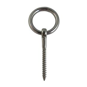 US STAINLESS Stainless Steel 316 Lag Ring Bolt 1/4" x 2" (6mm x 55mm) Marine Grade Wood Screw