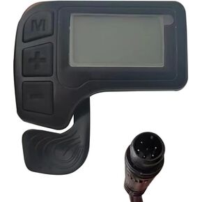 Electric Bicycle LCD Display Meter 48V Ebike Display Screen Speedometer Waterproof 6-Pin Connector E-Bike Conversion Kit