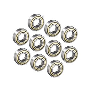 Motoforti 6003ZZ Ball Bearing 17mm x 35mm x 10mm Double Shielded 6003-2Z 80103 Deep Groove Bearings High Carbon Steel Z1 (Pack of 10) Long-Lasting