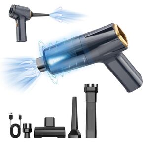 Handheld Vacuum, Wireless Car Vacuum Cleaner Mini Portable Rechargeable Vacuums with Low Noise,8000 Pa Suction Cordless Vacuum Suitable for Keyboard Car, Home, Office, Pets