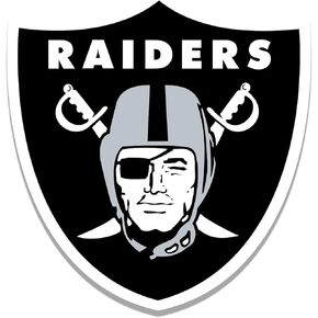 Fan Creations NFL Las Vegas Raiders Unisex Oakland Raiders Team Logo 8in Cutout, Team Color, 8 inch