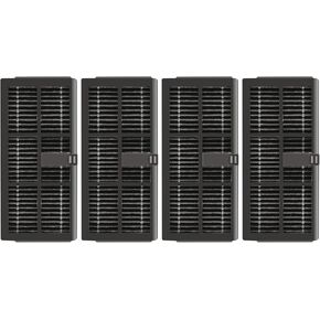 (4 Pack) X40 Ultra Replacement HEPA Filter Compatible with Dreametech X40 Ultra/ L10s Pro Ultra Heat/ X30 Ultra/ L10s Ultra Gen 2/ L40 Ultra Robot Vacuum Cleaner, Replacement Parts Filters, 4 Filters