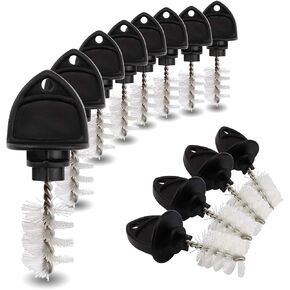 (12Pack) OneBom Faucet Plug Brush Beer Plug, 2 in 1 Beer Tap Cap Plug & Cleaning Brush, Fit Snugly into The Stout for Most Standard Taps
