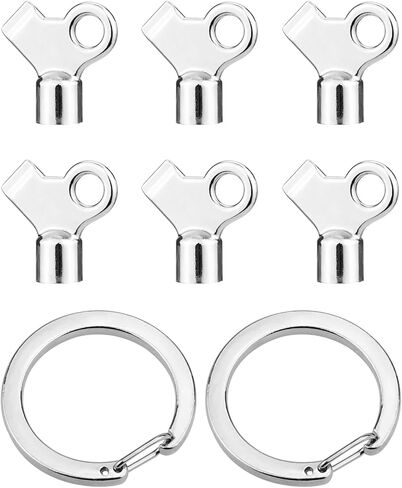 مفتاح Mellbree المبرد ، مفتاح صمام الهواء النزف من 6 عبوات لنزيف الرادياتير المنزلي القديم in Kuwait