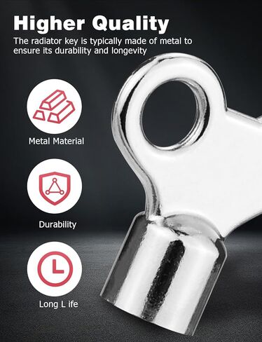 مفتاح Mellbree المبرد ، مفتاح صمام الهواء النزف من 6 عبوات لنزيف الرادياتير المنزلي القديم in Kuwait