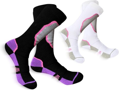 Ski Socks, Cold Weather Socks for Snowboarding, Thermal Knee-high Warm Socks for Adult and Child in Saudi Arabia