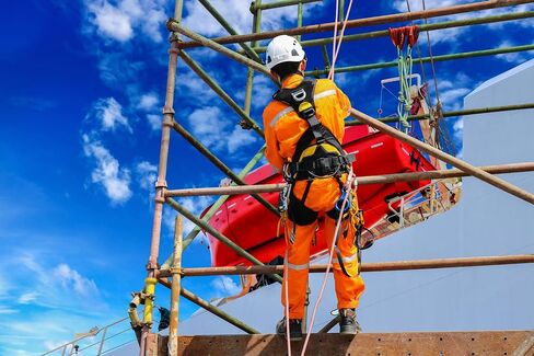 Palmer Safety H22312162 Full Body Rope Access/Rescue Safety Harness, Aluminum Front/Back/Suspension D-Rings in Saudi Arabia