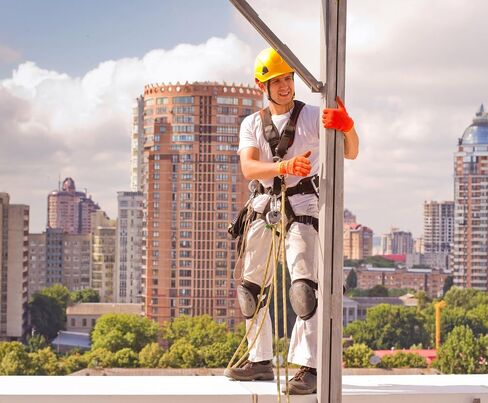 Palmer Safety H22312162 Full Body Rope Access/Rescue Safety Harness, Aluminum Front/Back/Suspension D-Rings in Saudi Arabia