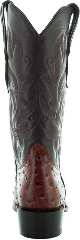 أحذية رعاة البقر Soto Boots للرجال بطباعة النعامة، أحذية رعاة البقر الرجالية بطباعة غريبة، أحذية غربية للرجال H7002 in Kuwait