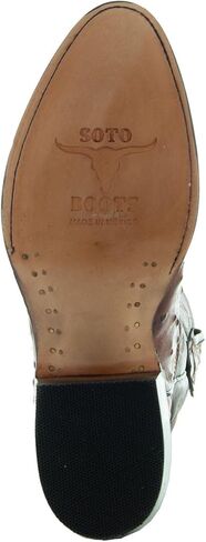 أحذية رعاة البقر Soto Boots للرجال بطباعة النعامة، أحذية رعاة البقر الرجالية بطباعة غريبة، أحذية غربية للرجال H7002 in Kuwait