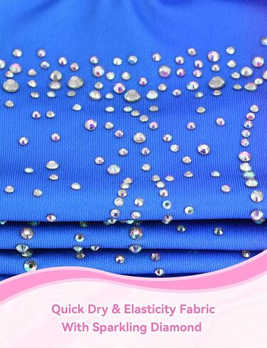 Nymphperi Gymnastics Leotards for Girls One Piece Sleeveless Biketards Colorful Tumbling Bodysuits Stretchy Unitard in Kuwait