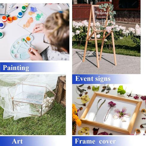 أوراق Plexiglass 12x12 (4 عبوات) - ألواح الحيوانات الأليفة للحرف اليدوية DIY ، والإطارات ، والعلامات ، والنوافذ ، وقمم الطاولة ، والرسم. ورقة زجاجية أكريليك متينة ، مثالية لحماة خدش الباب وحواجز الحيوانات الأليفة in Kuwait