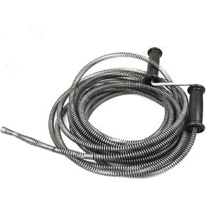 Drain Cleaner Augers Spring Cable 5M (16ft) 13mm for Household Kitchen Bathroom Toilet Plumber Plumbing Snake Pipe Pipeline Sewer Cleaner with Extra Strong Handle