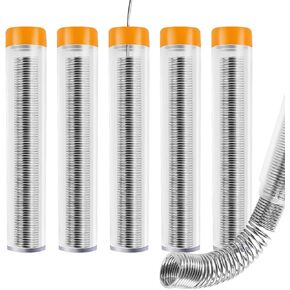 5 Pack 1mm Rosin Core Solder, Electronic Solder for Repairing Electronic and Electrical Household Appliances Welding
