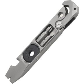 Edc Titanium Pry Bar,Pocket Pry Bar Multifunctional Crowbar Edc, Pocket Tool, Portable Bottle Opener Edc Pocket Screwdriver