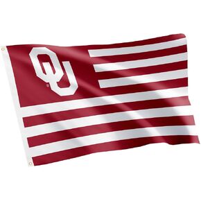 Desert Cactus University of Oklahoma Indoor and Outdoor 100% Polyester University Flag Banner, 3x5 Feet Nation Style - for Decor, Events, and Oklahoma Sooners Pride Display