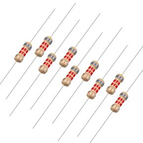 uxcell 1000Pcs 8.2K Ohm Resistor, 1/4W 5% Tolerance Carbon Film Resistors, 4 Bands for DIY Electronic Projects and Experiments