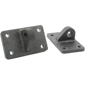 Rugged Ridge XHD Bumper D-Ring Shackle Bracket | Textured Black, Steel | 11540.27 | Fits XHD Bumpers from RuggedRidge