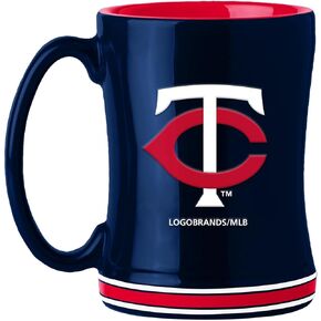 MLB Minnesota Twins 14-Ounce Sculpted Relief Mug
