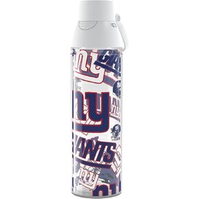Tervis NFL New York Giants-All Over Tumbler المعزول ، زجاجة ماء Lite 24oz Venture Lite ، كلاسيكي
