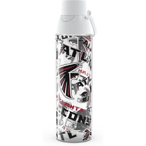 Tervis Venture Lite NFL Atlanta Falcons - في جميع أنحاء الولايات المتحدة الأمريكية في الولايات المتحدة الأمريكية ، كوب سفر معزول للبهلوانات المعزولة.